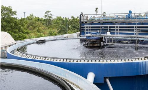 Waste water treatment ponds from industrial plants